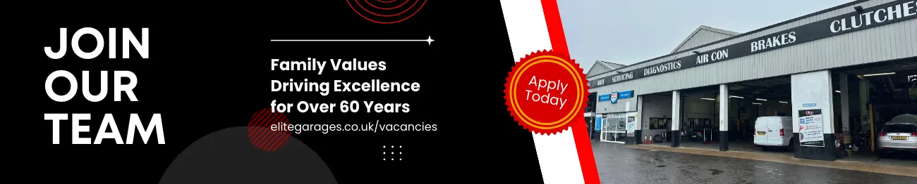 Elite Banner – Vacancies (1) job vacancies at Elite Garages