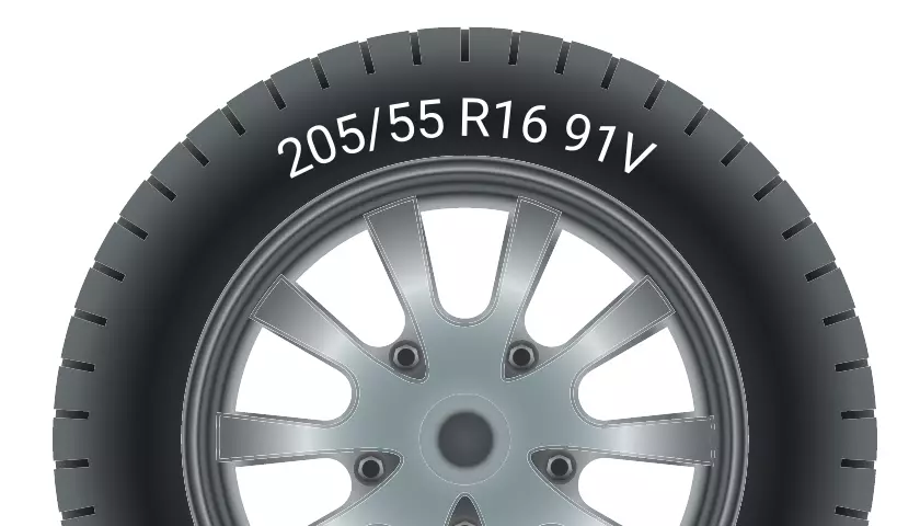 tyre size