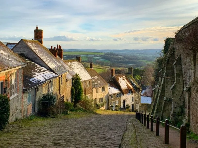 A scenic view of Gold Hill