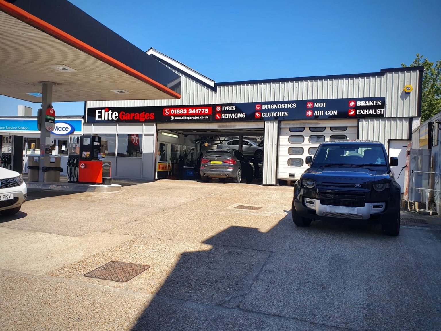 Elite Garages Caterham Tyres & MOT, car servicing. Book Now