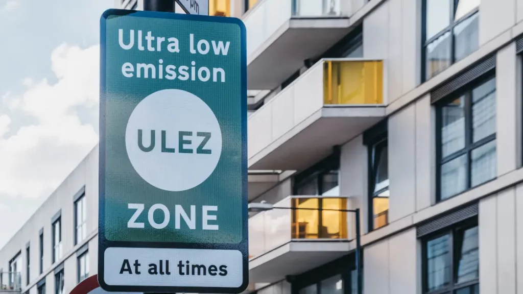 sign for ultra low emission zone