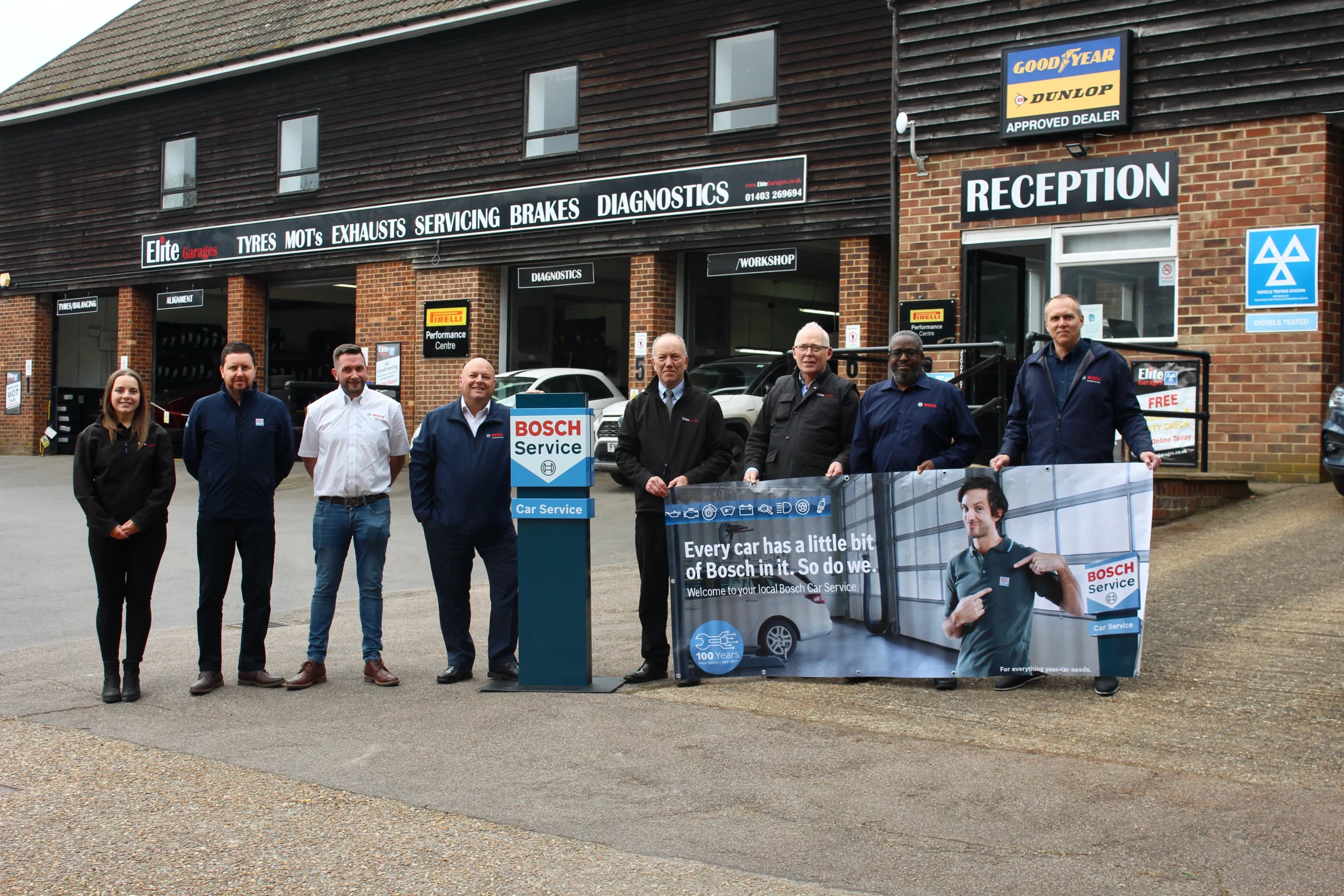 Elite Garages Partners with Bosch Car Service Elite Garages
