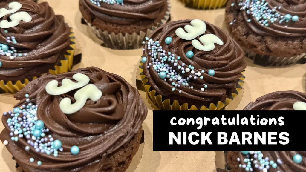 Congratulations Nick Barnes