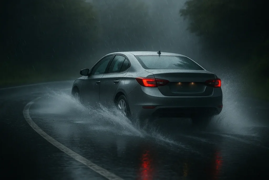 Tyre safety tips and how to handle aquaplaning