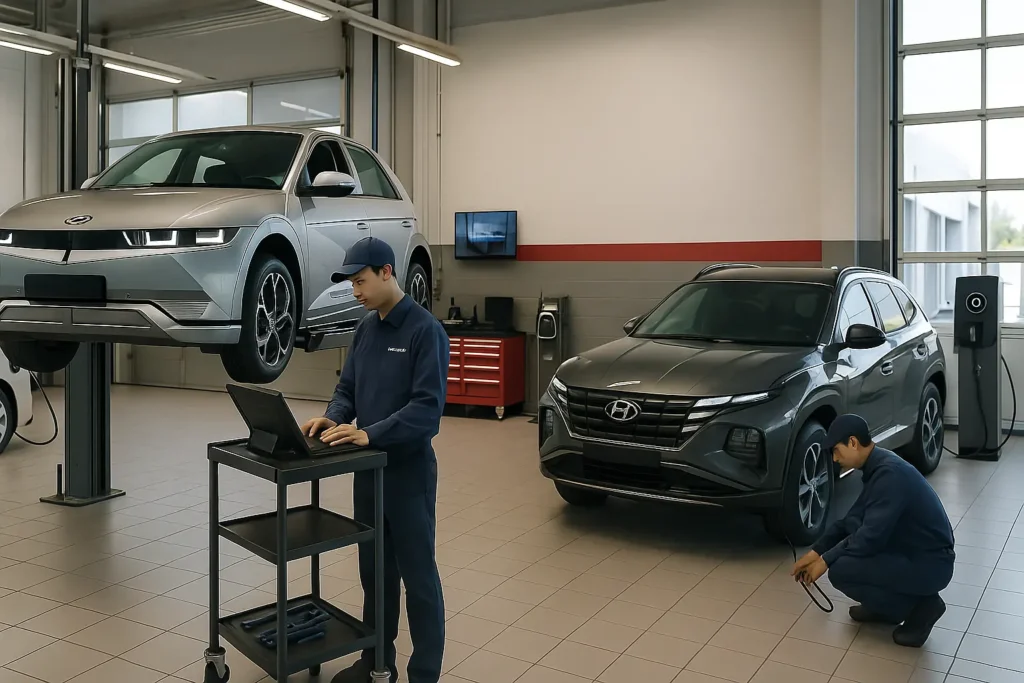 Hyundai service at Elite Garages